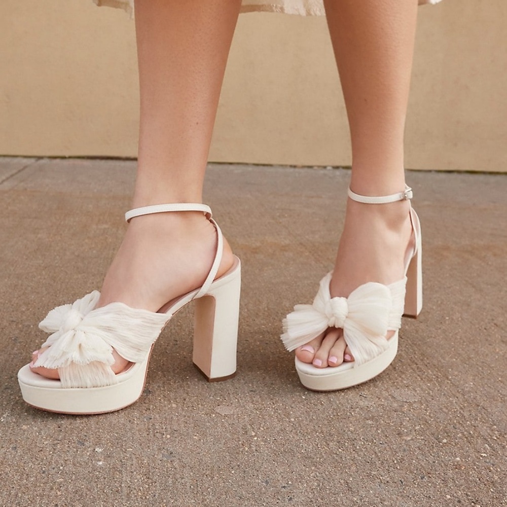 Loeffler Randall Natalia Knotted Platform Sandals